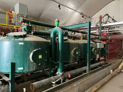 Water Treatment System w/ Clarifiers, Sand Filters, & Disc Filter