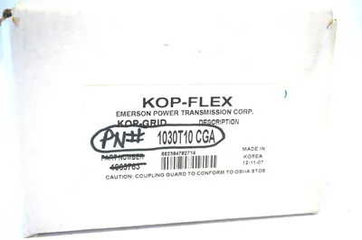 NEW KOP-FLEX 1030T10 CGA COUPLING