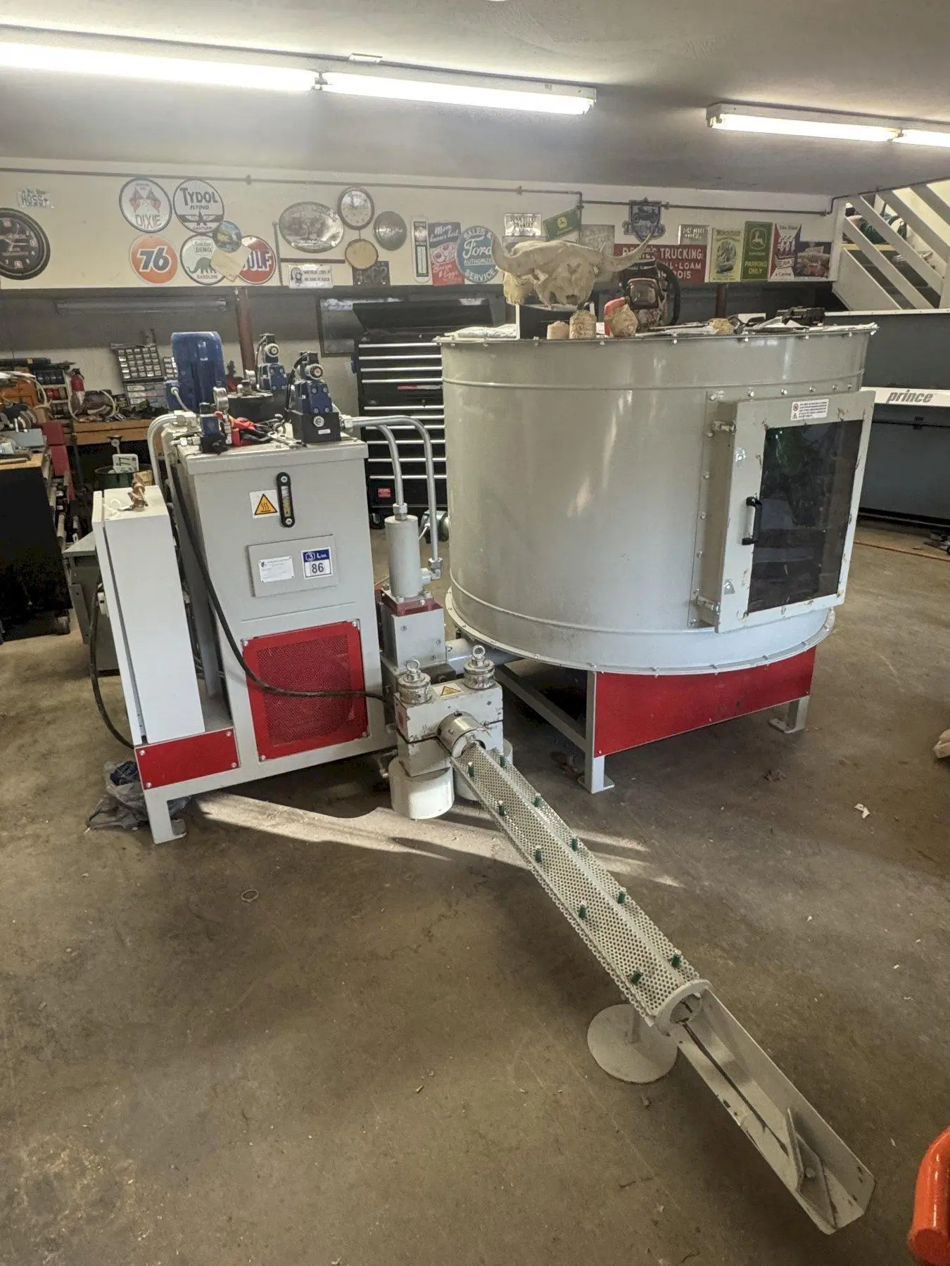 2015 CONSTRUZIONI NAZZARENO MODEL #201M WOOD & SAW DUST BRIQETTER LOG EXTRUDING PRESS: YOBRO #24462