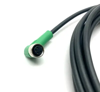 USED PHOENIX CONTACT SINGLE ENDED RIGHT ANGLE CORDSET 4-POS. 5M