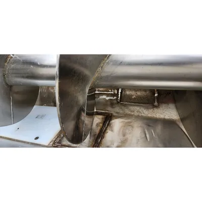 Used 23" dia. X 31' long Stainless Steel Industrial Screw Auger Conveyor