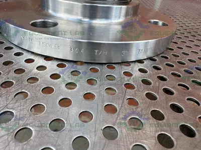 Unbranded 304 Stainless Steel Column w/ YTH 150LB 3" Flange Fittings