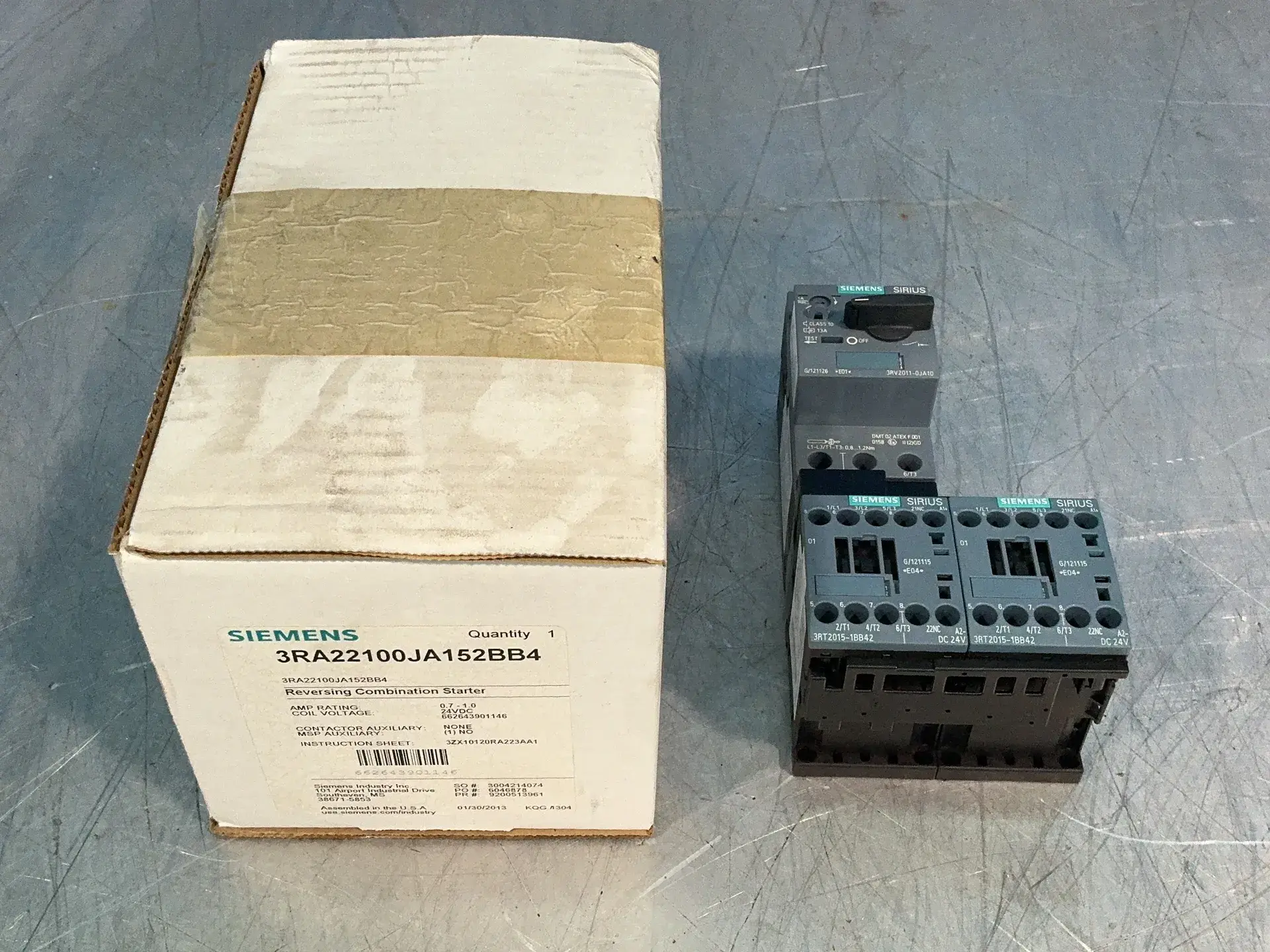 New | in-Stock SIEMENS 3RA22100JA152BB4 Starters Ohio US | HGR 24 #1312259