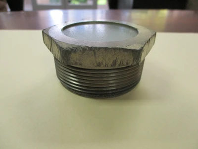 Used 2 3/16" See-thru End Steel Cap (1 3/16" High)