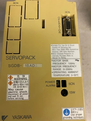 YASKAWA SGDB-15ADG 1.74HP SERVO PACK