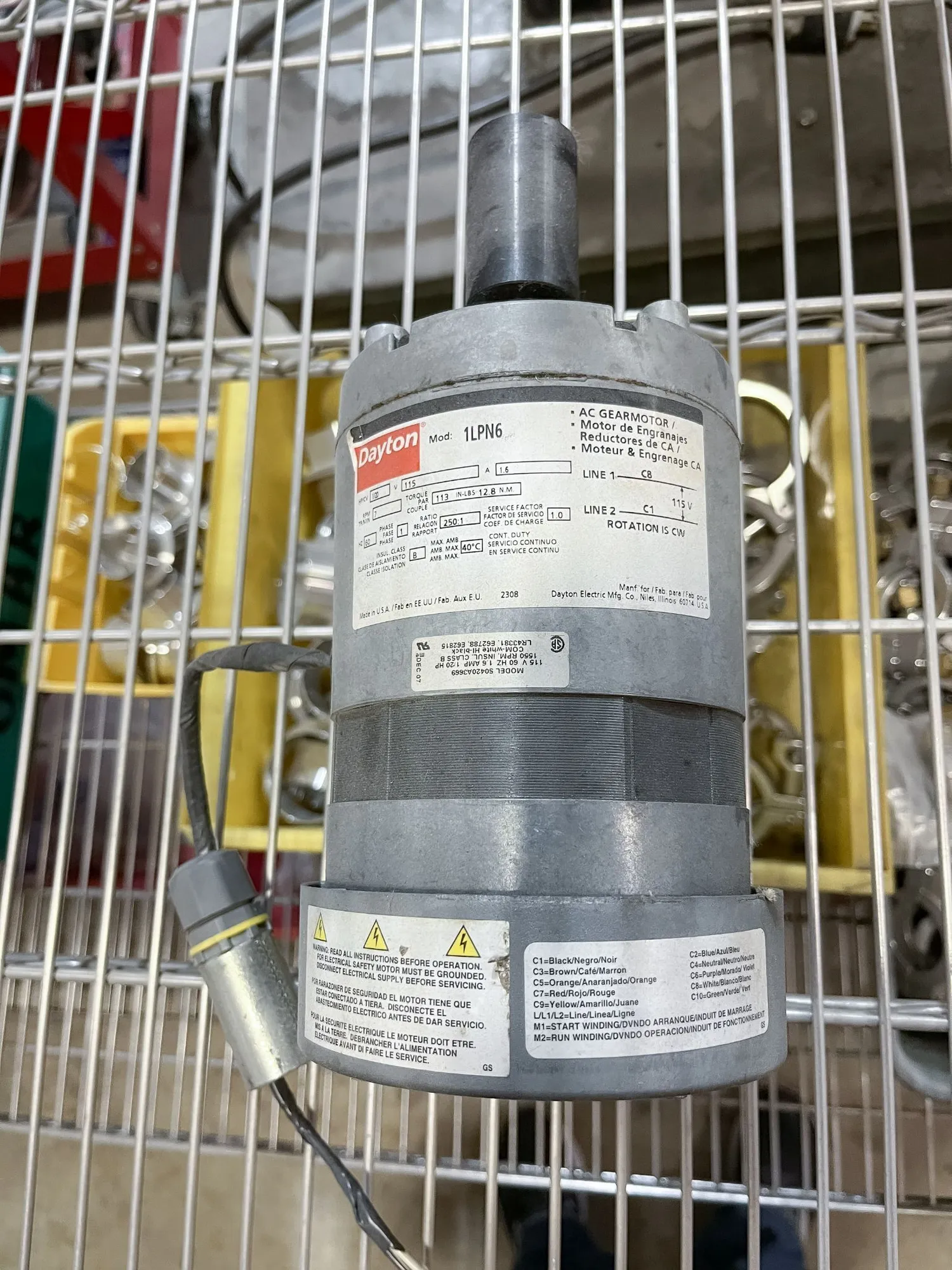 USED DAYTON 1LPN6