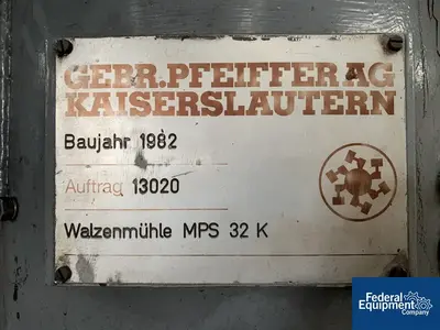 USED Gebr. Pfeiffer SE Gebr-Pfeiffer Vertical Roller Mill, Type MPS 32 K