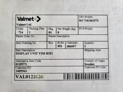 NEW DAMETRIC VIM-RM1