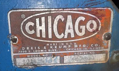 CHICAGO DREIS & KRUMP 1018 Apron Brakes | THREE RIVERS MACHINERY (2)