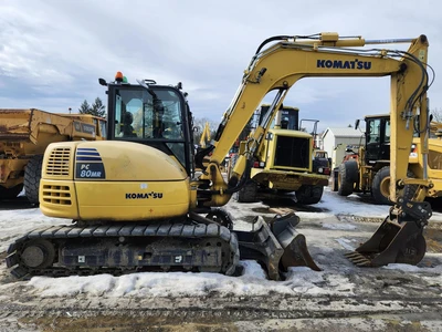 Used 2018 KOMATSU PC80MR Crawler Excavators | Abele Tractor #1342811