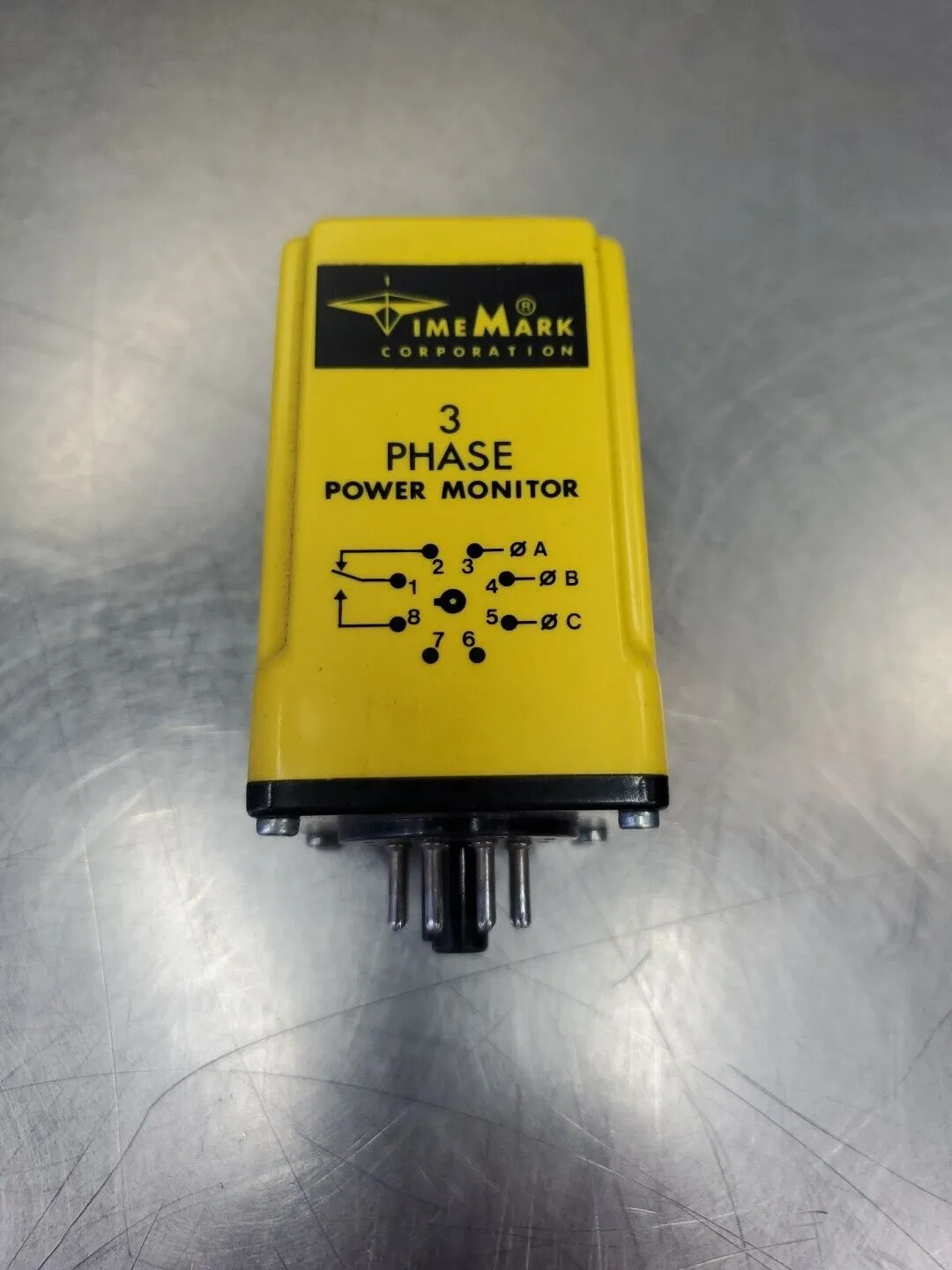 TimeMark A258A-400VAC 3-Phase Power Monitor. 4C-38