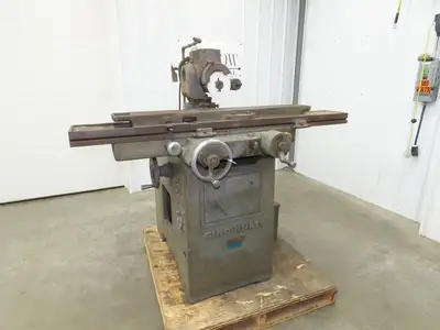 Cincinnati No 2 Vintage Cutter Surface Grinder 460V 3Ph 44" x 6" Bed 6" Wheel