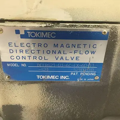 USED TOKIMEC DEFRG21-03-6C-EX-60-11-S21