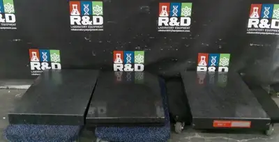 Granite Surface Inspection Plates 24"x18"x4" - Lot of 3