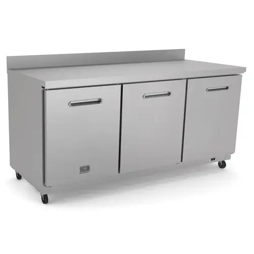 Kelvinator Commercial KCHUCWT72R (738302) 72" Undercounter Refrigerator w/ (3) Sections & (3) Doors, 115v
