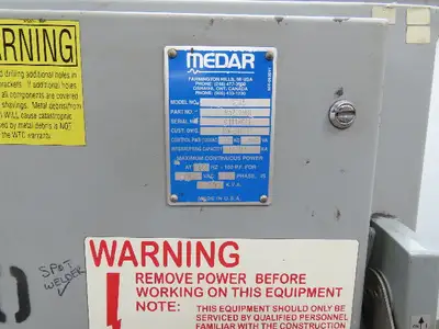 Medar 3045 Medweld 3000S MFDC Welding Control for 120kva Spot Welder