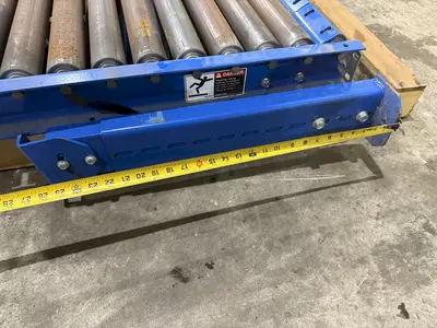 48" X 96" LEWCO ROLLER CONVEYOR: STOCK #23307