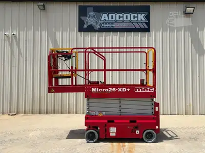 New | in-Stock 2026 MEC MICRO 26XD Scissor Lifters Texas US | Adcock Equipment USA #1524587