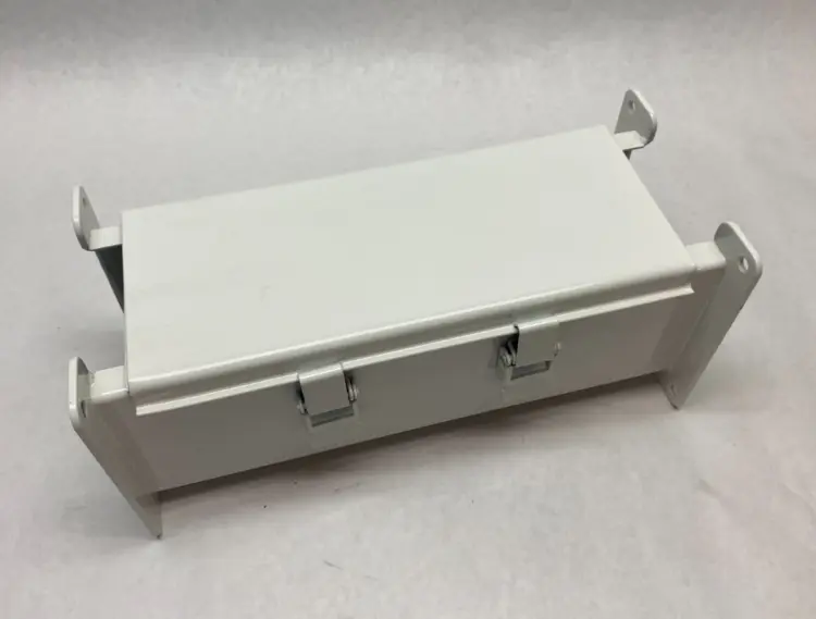 Used HOFFMAN NVENT LAY-IN HINGED COVER WIREWAY FITTING PAINTED WHITE Valves/Fittings | Maverick Industrial Sales #1103504