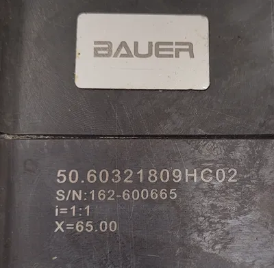 BAUER 50.60321809HC02 Tooling & Accessories, Tooling | Machinery Central (2)