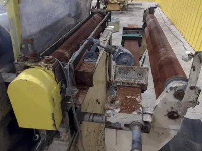 36" YODER POWERED SLITTING HEAD WITH FEED ROLLS: STOCK #22948