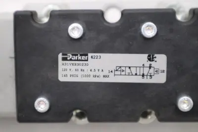 PARKER H31VXXG023D SOLENOID VALVE BASIC SERIES 5599-2 SIZE 3 - STOCK 3000CC