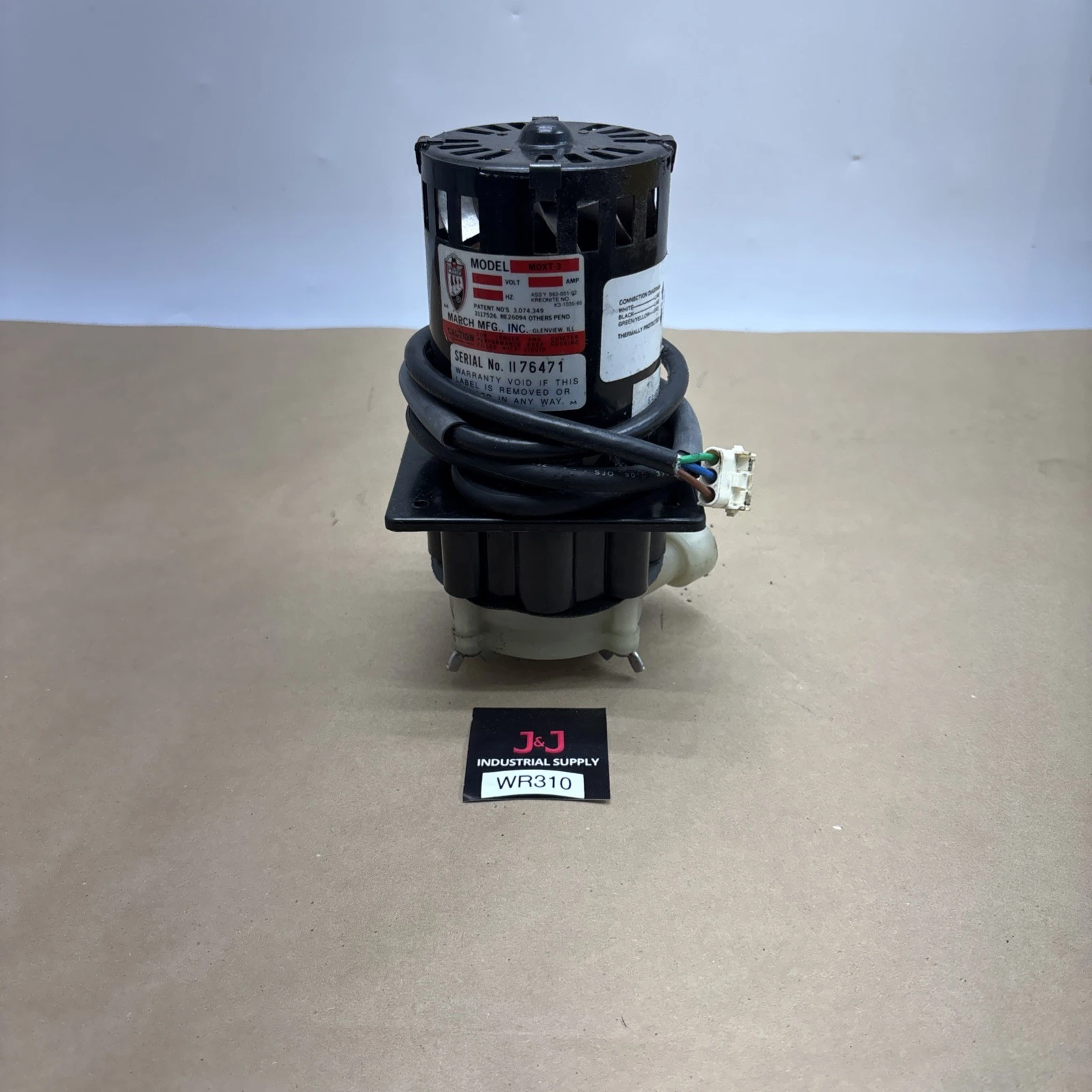 March 76471 Motor 230V MDXT-3 ,fast Shipping.