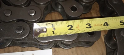 USED MORSE 50-2R- 4 FT 10' Roller Chain