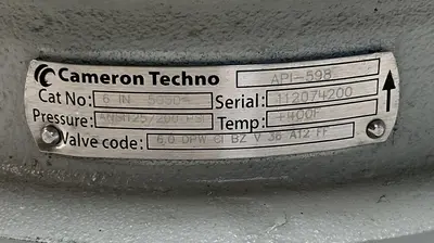 New | in-Stock CAMERON TECHNO 6IN 5050 Pump & Valve Parts | Surplus Asset Holdings #1218464