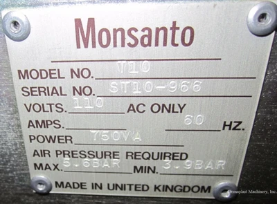 Monsanto T-10 Tensile Tester, Item # 1587