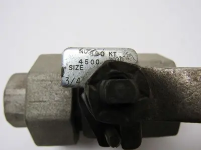 Clayton Mark #890 KT 3/4" Double Union End Ball Valve 4500 WOG