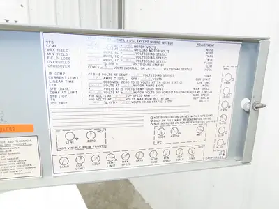 General Electric Valutrol DC Adjustable Speed Drive 600VAC 3PH Input *Read