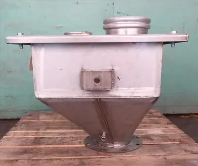 SPC8426  Bin Hopper Silo 5.33 cu.ft., bulk storage bin, Stainless Steel