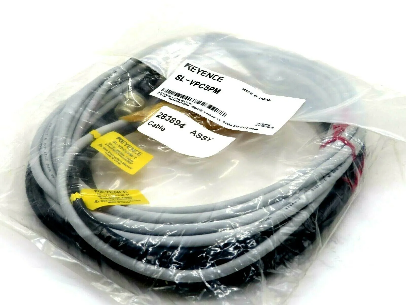 NEW KEYENCE SL-VPC5PM CABLE 283894 SLVPC5PM