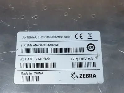 USED ZEBRA AN480-CL66100WR