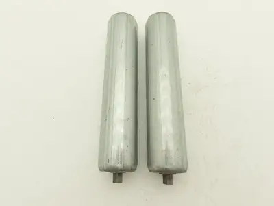 Hytrol 1.9"x 9"BF Steel Gravity Conveyor Roller 7/16" Hex Axle  Lot of 2