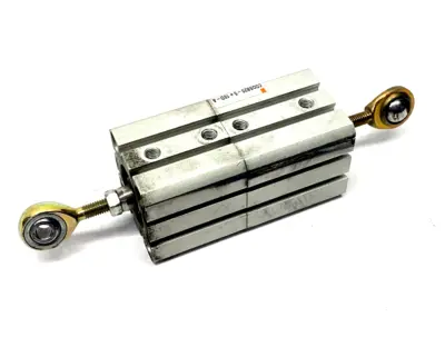 CDQSB20-5+10D-A933-XC10, CDQSB20-5+10D | SMC CDQSB20-5+10D-A933-XC10 Pneumatic Cylinder 20mm Bore, Dual Stroke 5mm & 10mm - Used