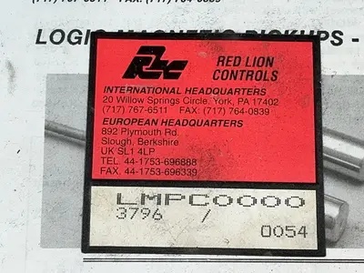 New | in-Stock RED LION CONTROLS LMPC0000 Proximity Sensors Ohio US | HGR 24 #1488519