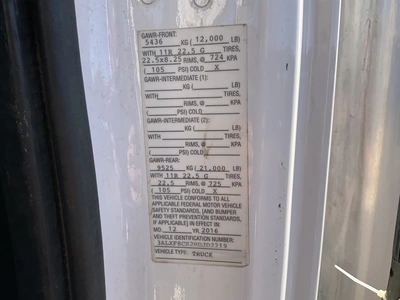 Used 2017 FREIGHTLINER GLIDER KIT Box trucks Michigan US | Miedema Asset Management Group #1579188