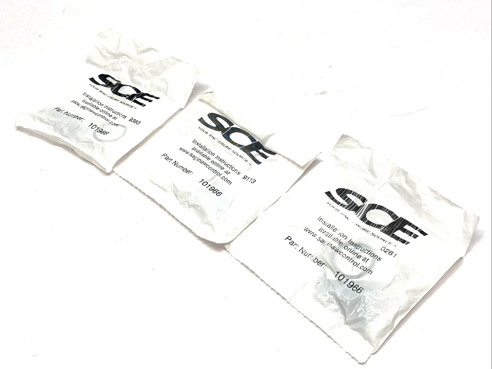 USED SAGINAW GROUNDING KIT LOT OF 3