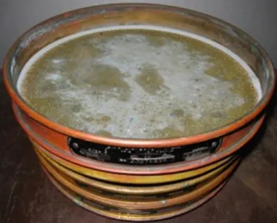 QTY. 3. USA STANDARD 8 INCH TEST SIEVE, NO: 40, BR...