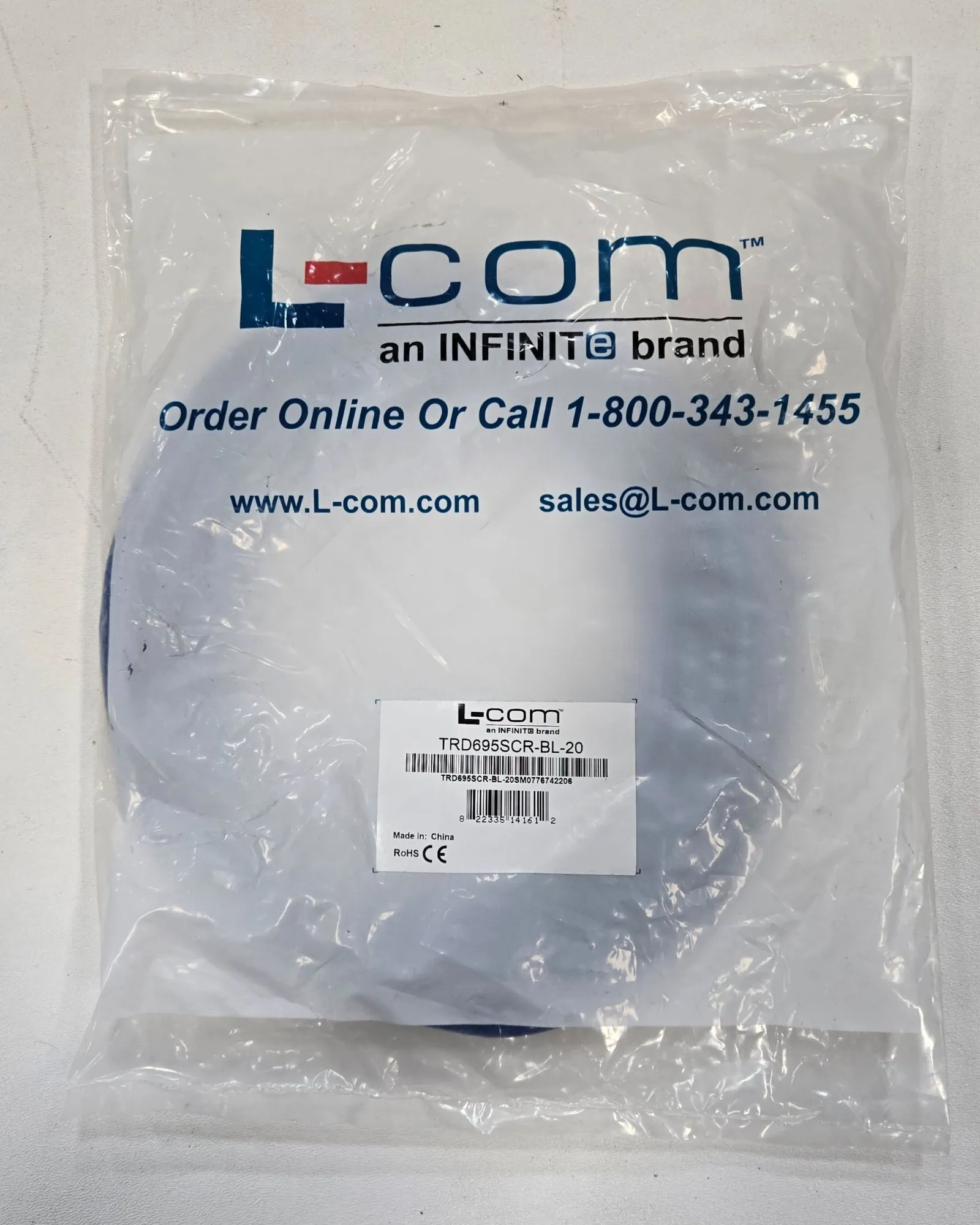 NEW L-COM TRD695SCR-BL-20