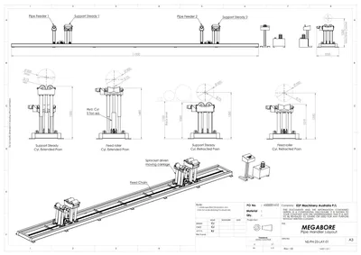MEGABORE Drill Pipe Loading Lathes, Oil Field & Hollow Spindle | ESP Machinery Australia Pty Ltd (5)