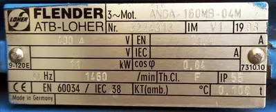 Flottweg Z4D-4/454 decanter centrifuge, 316SS.