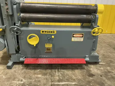 48" x 5/16" WYSONG MODEL #D-48 POWERED PLATE BENDING ROLL: YOBRO #24998