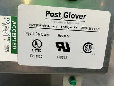 Used POST GLOVER CUDB45D0072010200AAA Resistors Ohio US | HGR 24 #1547207