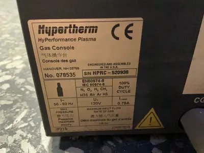 Used HYPERTHERM 078535 Welding Machinery (Other) Ohio US | HGR 24 #1314751