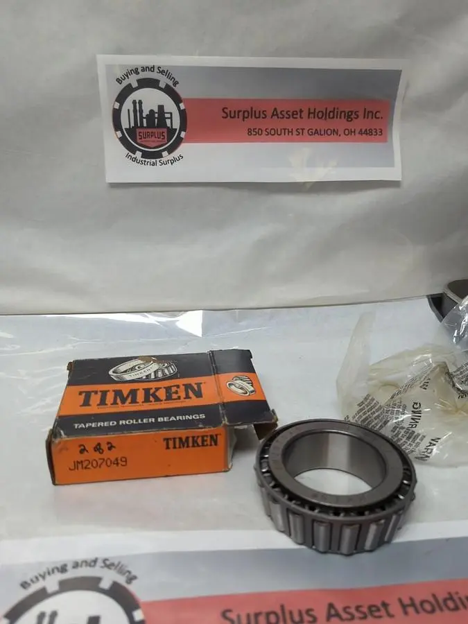 New | in-Stock TIMKEN JM207049 Bearings | Surplus Asset Holdings #1199271