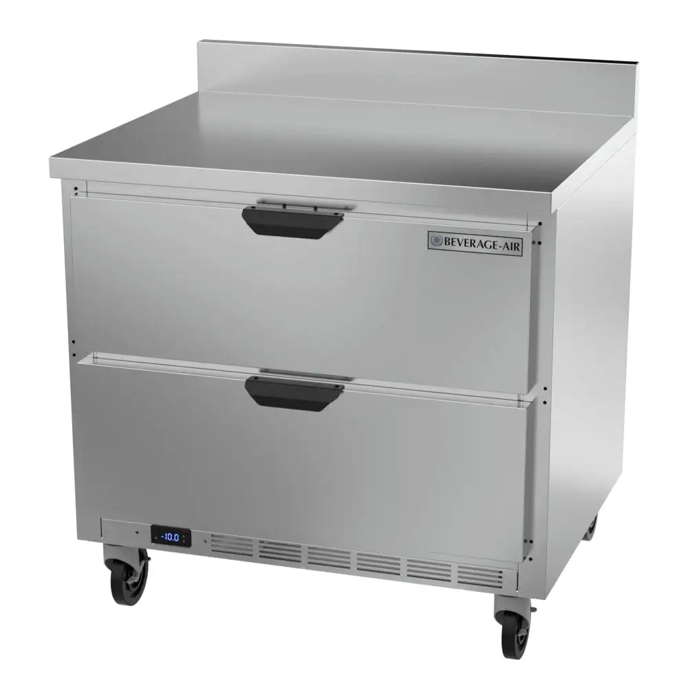 Beverage-Air WTFD36AHC-2-FIP 36" W Worktop Freezer W/ (1) Section & (2) Drawers, 115v