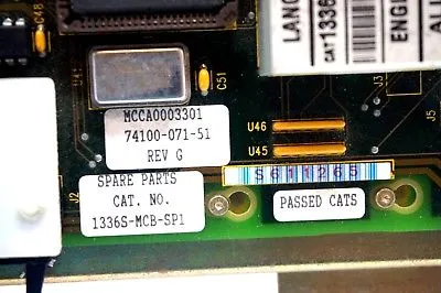 USED ALLEN BRADLEY 1336S-MCB-SP1 PC BOARD 1336SMCBSP1